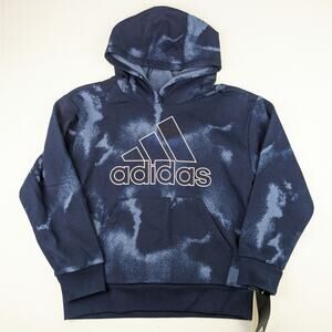 Adidas Blue Marbled Hoodie